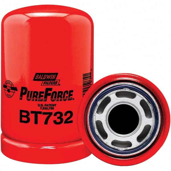 Baldwin Filters - 1-3/8 Thread 6-1/8" OAL x 3-3/4" OD Automotive Hydraulic Filter - Exact Tooling