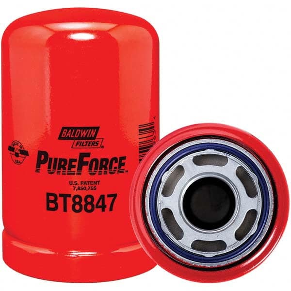 Baldwin Filters - 1-3/8 Thread 6-1/8" OAL x 3-3/4" OD Automotive Hydraulic Filter - Exact Tooling