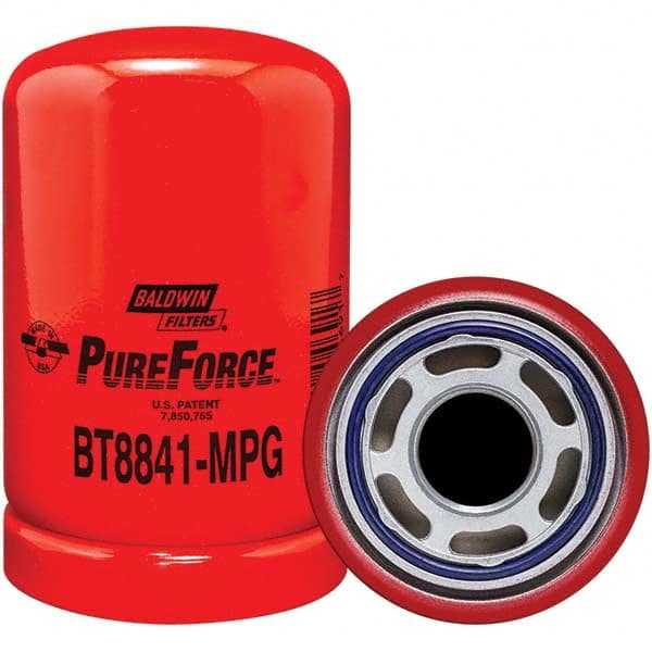 Baldwin Filters - 1-3/8 Thread 6-3/32" OAL x 3-3/4" OD Automotive Hydraulic Filter - Exact Tooling