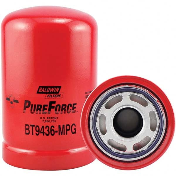 Baldwin Filters - 1-3/8 Thread 6-1/8" OAL x 3-3/4" OD Automotive Hydraulic Filter - Exact Tooling