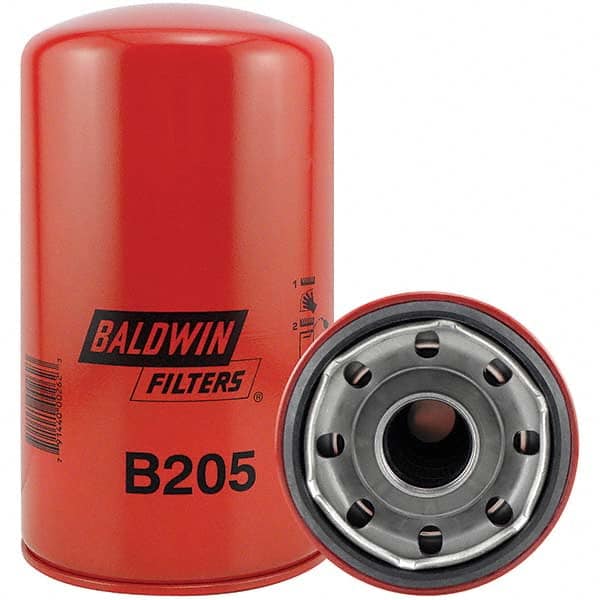 Baldwin Filters - 1-1/2 Thread 8-3/32" OAL x 4-21/32" OD Automotive Oil Filter - Exact Tooling