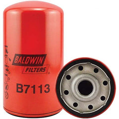 Baldwin Filters - 1-1/8 Thread 7-11/32" OAL x 4-1/4" OD Automotive Oil Filter - Exact Tooling