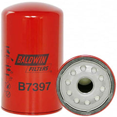 Baldwin Filters - 1-1/8 Thread 7-3/8" OAL x 4-1/4" OD Automotive Oil Filter - Exact Tooling