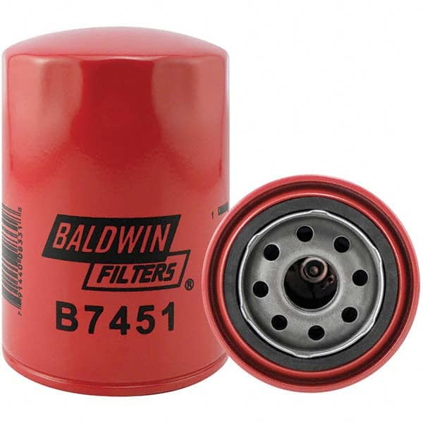 Baldwin Filters - M24 x 2.0 Thread 5-1/8" OAL x 3-21/32" OD Automotive Oil Filter - Exact Tooling