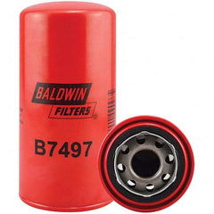 Baldwin Filters - 1-1/8 Thread 7-1/8" OAL x 3-5/8" OD Automotive Oil Filter - Exact Tooling