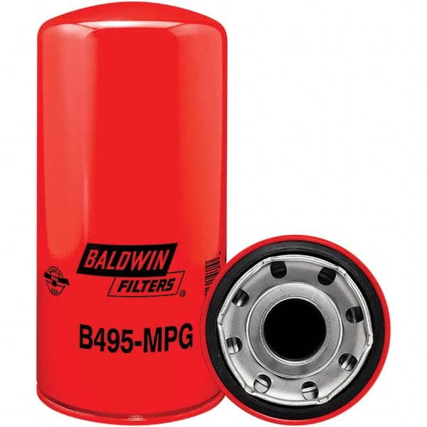 Baldwin Filters - 1-5/8 Thread 9-15/16" OAL x 4-21/32" OD Automotive Oil Filter - Exact Tooling