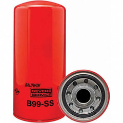 Baldwin Filters - 1-1/2 Thread 12-3/32" OAL x 5-3/8" OD Automotive Oil Filter - Exact Tooling