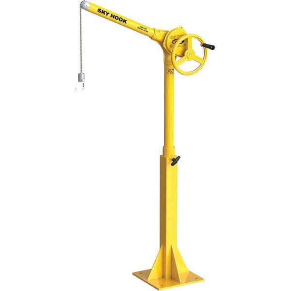 Sky Hook - 500 Lb Steel Lifting Hook Crane - Exact Tooling