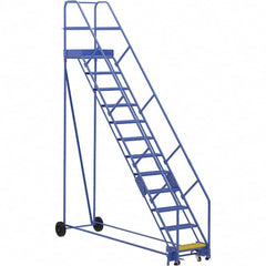 Vestil - 156" High 350 Lb Capacity 12 Step Ladder - Exact Tooling