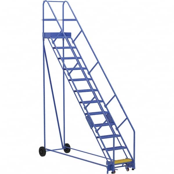 Vestil - 156" High 350 Lb Capacity 12 Step Ladder - Exact Tooling