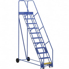 Vestil - 140" High 350 Lb Capacity 11 Step Ladder - Exact Tooling