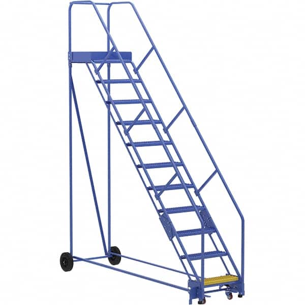 Vestil - 140" High 350 Lb Capacity 11 Step Ladder - Exact Tooling