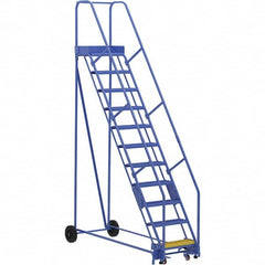 Vestil - 140" High 350 Lb Capacity 11 Step Ladder - Exact Tooling