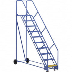 Vestil - 130" High 350 Lb Capacity 10 Step Ladder - Exact Tooling