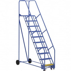 Vestil - 130" High 350 Lb Capacity 10 Step Ladder - Exact Tooling