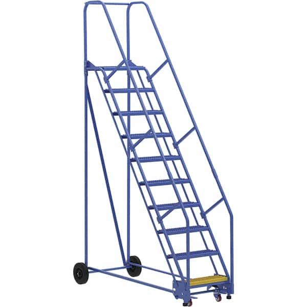 Vestil - 130" High 350 Lb Capacity 10 Step Ladder - Exact Tooling
