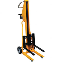 Vestil - 260 Lb Capacity, 54" Lift Height, Mini Stacker Manually Operated Lift - Exact Tooling
