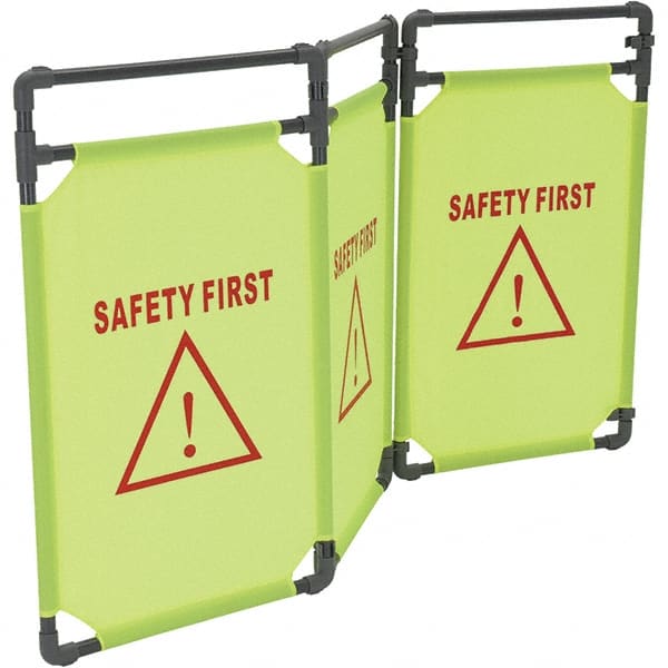 Vestil - Railing Barriers Type: Fabric Banner Length (Inch): 69 - Exact Tooling