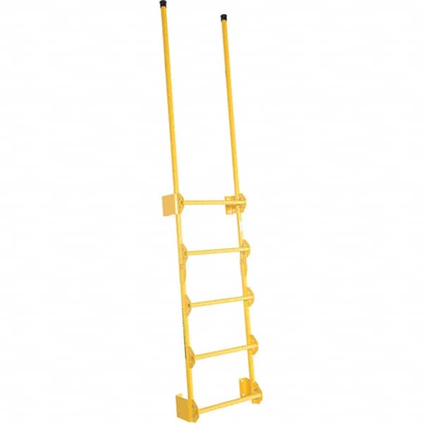 Vestil - 101-1/2" High 300 Lb Capacity 5 Step Fixed Ladder - Exact Tooling