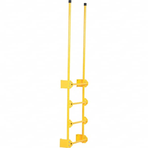 Vestil - 89-1/2" High 300 Lb Capacity 4 Step Fixed Ladder - Exact Tooling
