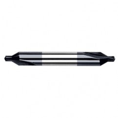 #2 × 2″ OAL 90 Degree Carbide Combined Drill and Countersink AlTiN - Exact Tooling