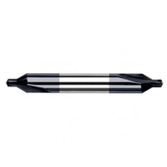 #2 × 2″ OAL 90 Degree Carbide Combined Drill and Countersink AlTiN - Exact Tooling