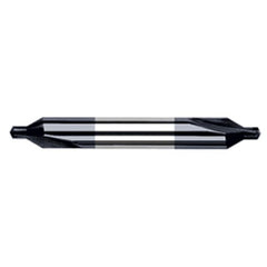 #2 × 2″ OAL 82 Degree Carbide Combined Drill and Countersink AlTiN - Exact Tooling