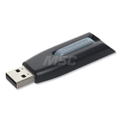 Verbatim - Office Machine Supplies & Accessories; Office Machine/Equipment Accessory Type: Flash Drive ; For Use With: Linux 2.4 & Later; Mac OS X 10.4 & Later; Windows XP; Vista; 7; 8; 10 ; Storage Capacity: 8GB ; Color: Black; Gray - Exact Tooling