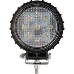Federal Signal Corp - Emergency Light Assemblies; Type: Work ; Flash Rate: Single ; Mount: Pedestal ; Color: Black; White ; Power Source: 12 Volt DC ; Overall Height (Decimal Inch): 5.5800 - Exact Tooling
