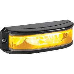 Federal Signal Corp - Emergency Light Assemblies; Type: Warning ; Flash Rate: Variable ; Mount: Surface ; Color: Black; Amber ; Power Source: 12-24V ; Overall Height (Decimal Inch): 1.5000 - Exact Tooling