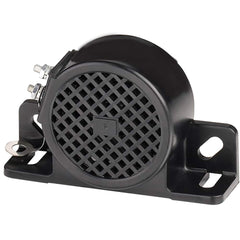 Federal Signal Corp - Emergency Light Assemblies; Type: Alarm ; Flash Rate: Single ; Mount: Permanent ; Color: Black ; Power Source: 12-24V ; Overall Height (Decimal Inch): 2.6000 - Exact Tooling
