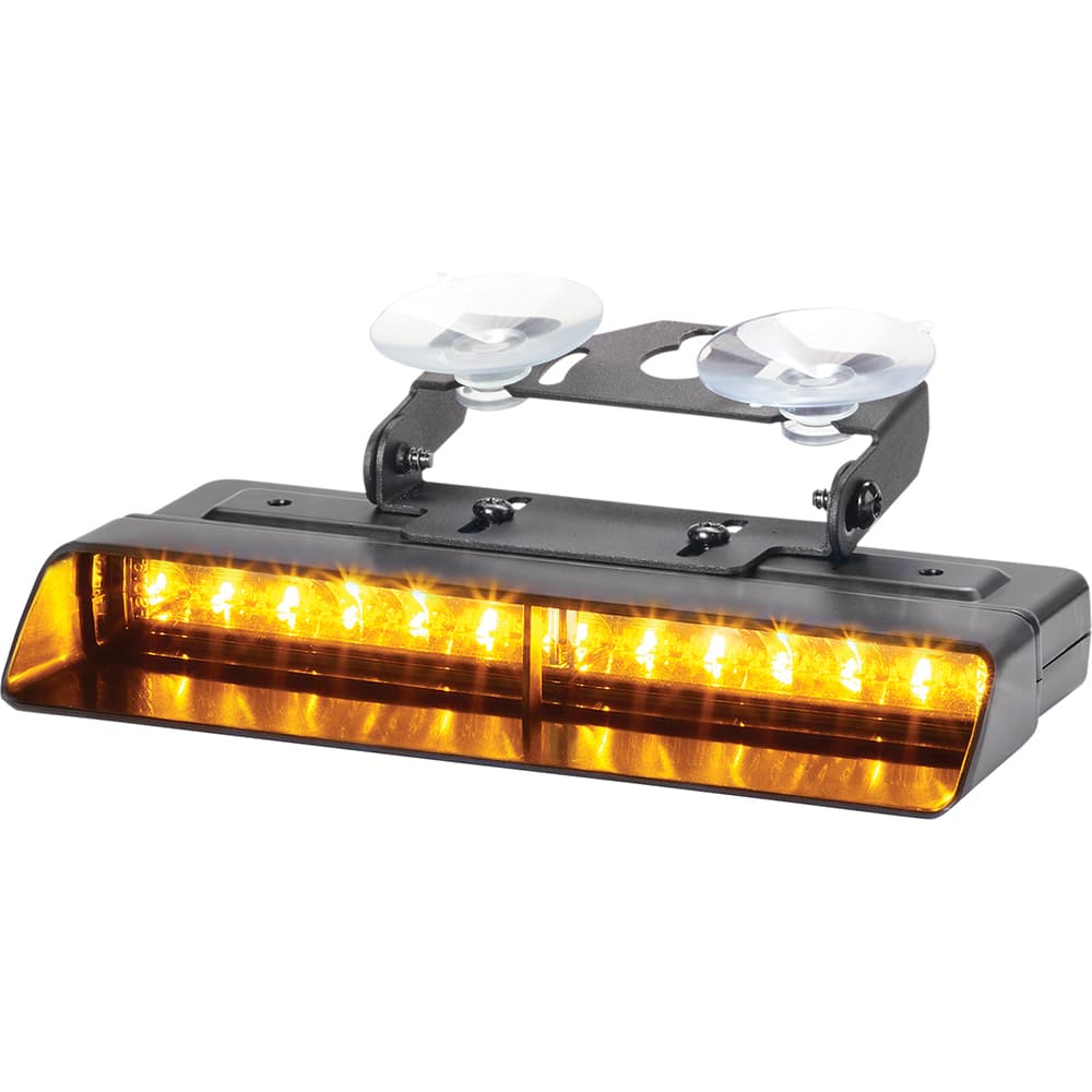 Federal Signal Corp - Emergency Light Assemblies; Type: Deck ; Flash Rate: Variable ; Mount: Surface ; Color: Black; White; Amber; Green ; Power Source: 12 Volt DC ; Overall Height (Decimal Inch): 1.0000 - Exact Tooling