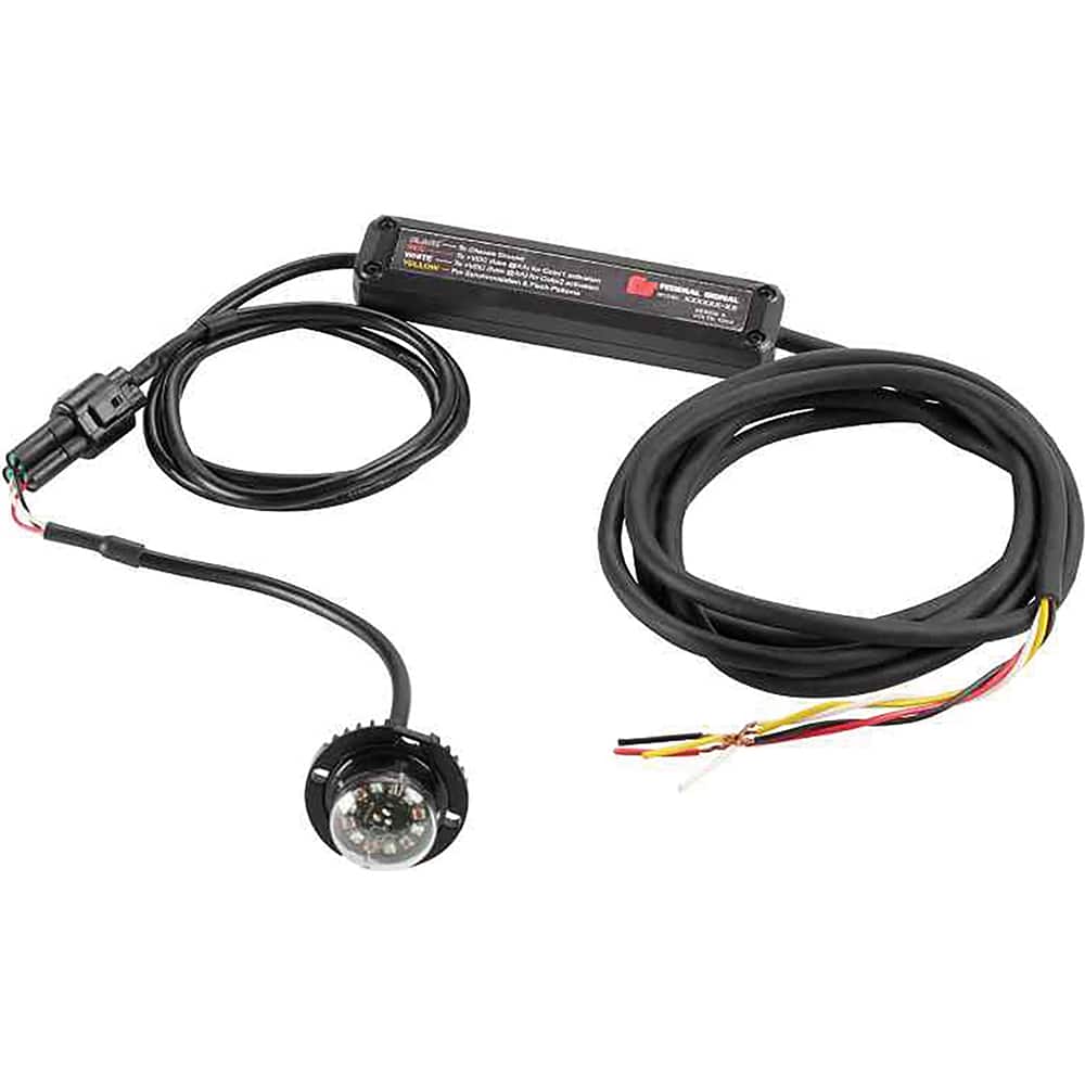 Federal Signal Corp - Emergency Light Assemblies; Type: Warning ; Flash Rate: Variable ; Mount: Surface ; Color: Amber ; Power Source: 12 Volt DC ; Overall Height (Decimal Inch): 9.0000 - Exact Tooling