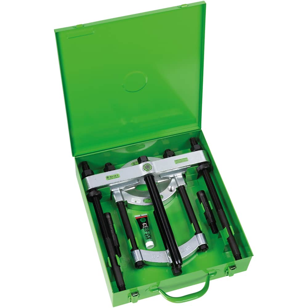 KUKKO - 10 Ton, 1 to 6-1/8" Spread, Single Spindle Bearing Separator Set - Exact Tooling
