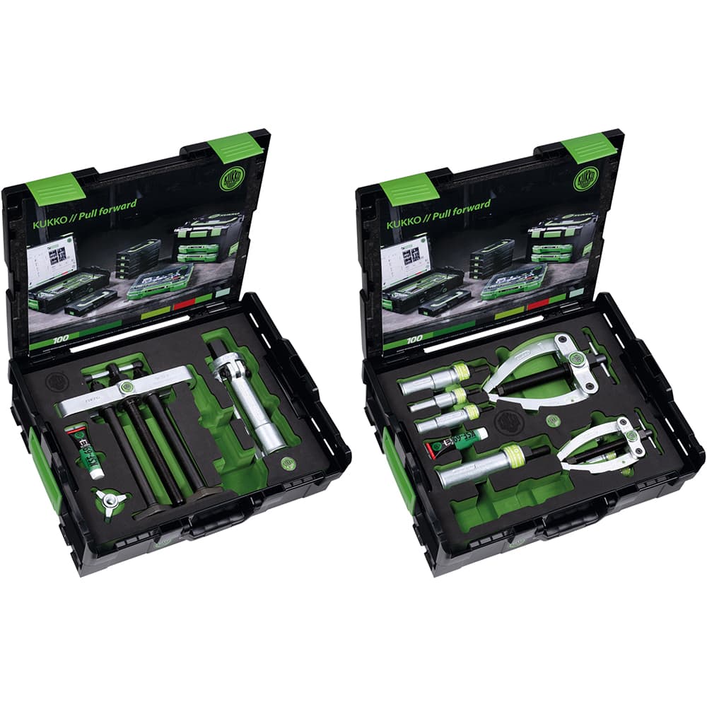 KUKKO - 7 Ton, 0 to 8" Spread, Internal Extracting Sets - Exact Tooling
