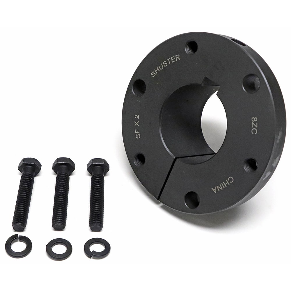 Shuster - 1-1/2" Bore, 3/8" Keyway Width x 3/16" Keyway Depth, Type SK Sprocket Bushing - Exact Tooling