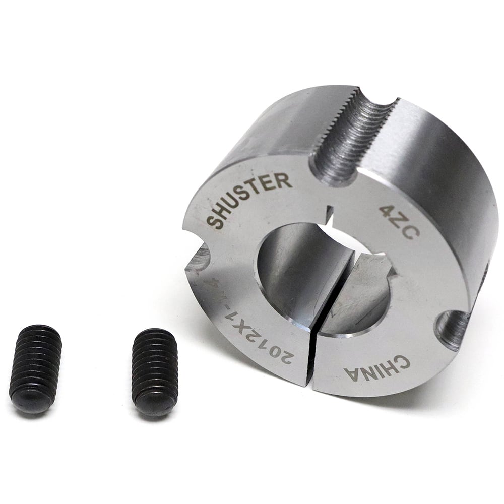 Shuster - 1-1/8" Bore, 1/4" Keyway Width x 1/8" Keyway Depth, Tapered Lock Sprocket Bushing - Exact Tooling