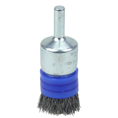 3/4″ Banded Crimped Wire End Brush, .0104″ Steel Fill - Exact Tooling