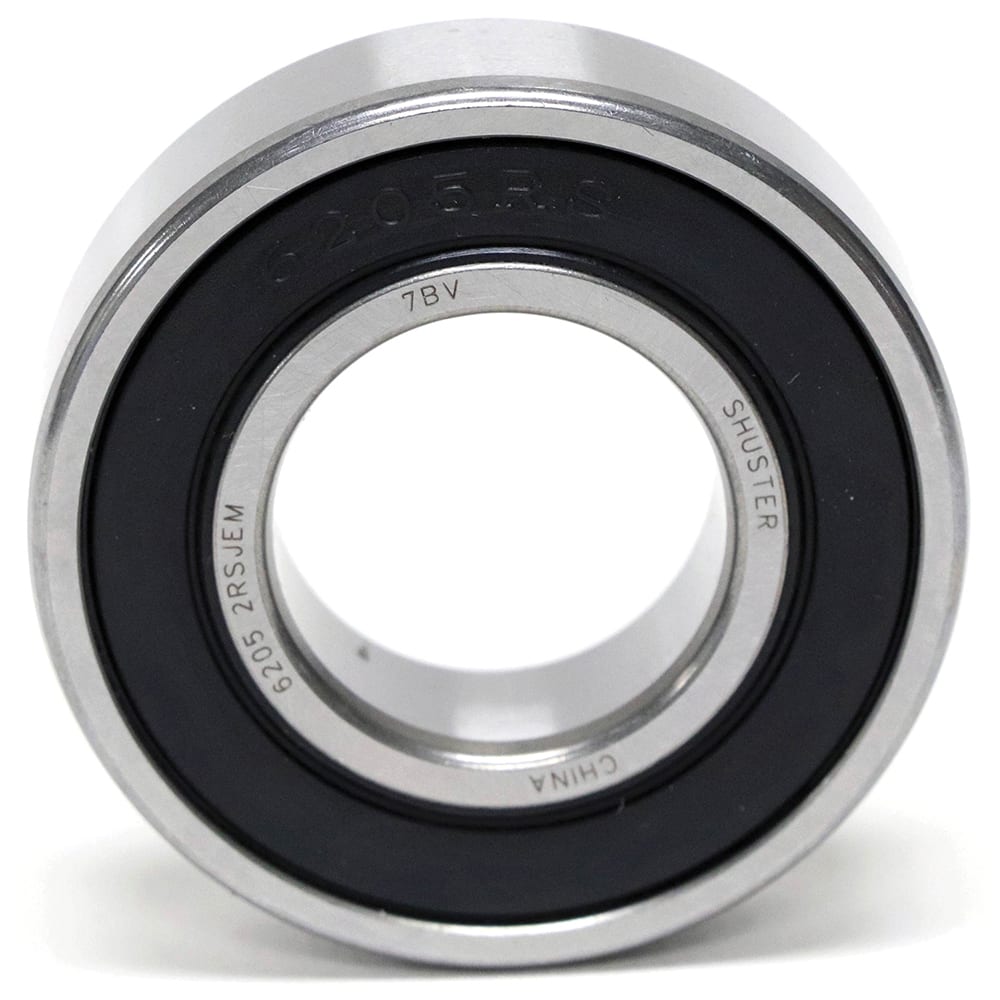 Shuster - 6203 2RS JEM, 17mm Bore Diam, 40mm OD, Double Seal Deep Groove Radial Ball Bearing - Exact Tooling