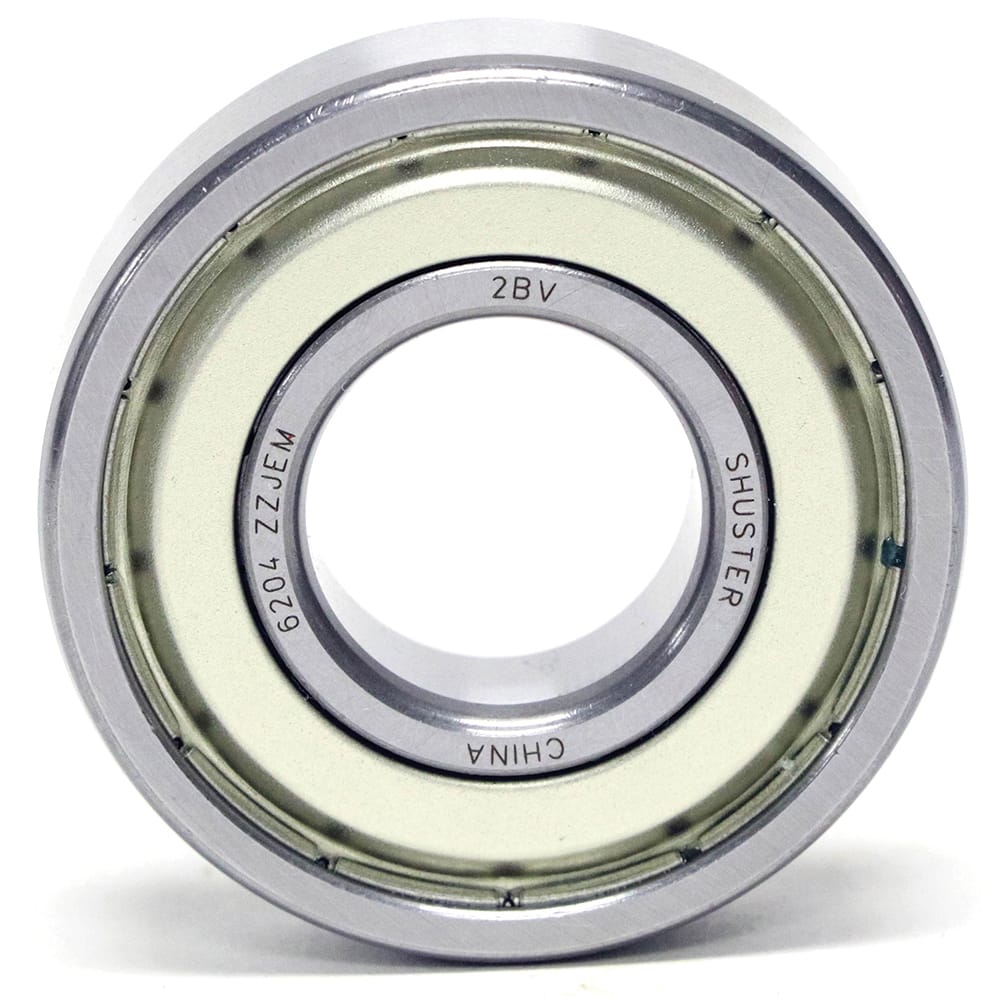 Shuster - R6-X14-ZZ, 3/8" Bore Diam, 1-1/8" OD, Double Shield Deep Groove Radial Ball Bearing - Exact Tooling