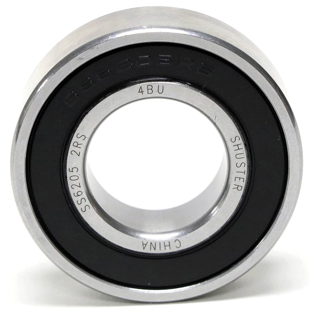 Shuster - SS6006 2RS, 30mm Bore Diam, 55mm OD, Double Seal Deep Groove Radial Ball Bearing - Exact Tooling