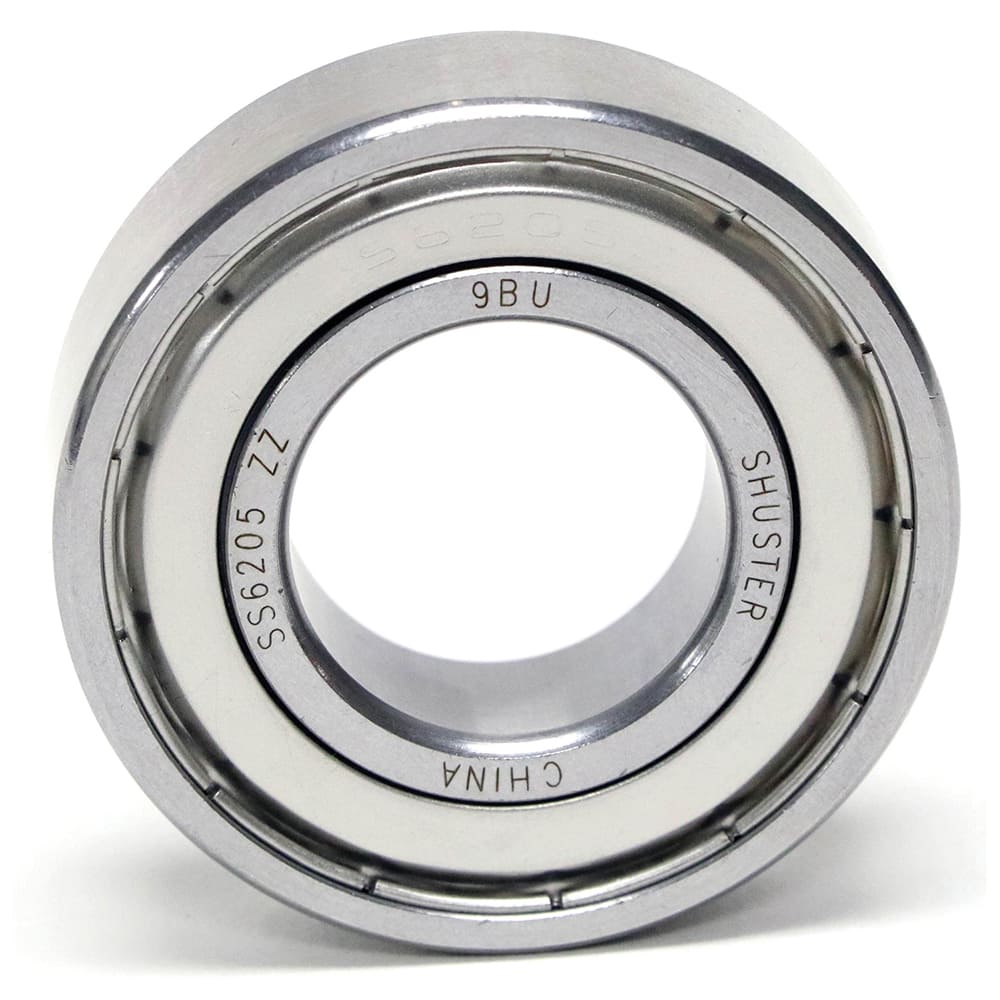 Shuster - SS6010 ZZ, 50mm Bore Diam, 80mm OD, Double Shield Deep Groove Radial Ball Bearing - Exact Tooling