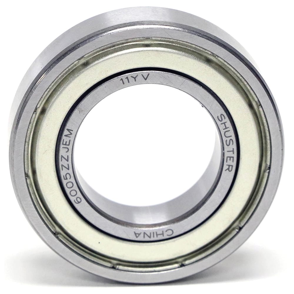 Shuster - 6000 ZZ JEM BULK, 10mm Bore Diam, 26mm OD, Double Shield Deep Groove Radial Ball Bearing - Exact Tooling