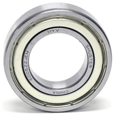 Shuster - 6015 ZZ JEM, 75mm Bore Diam, 115mm OD, Double Shield Deep Groove Radial Ball Bearing - Exact Tooling