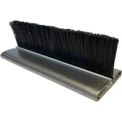 Osborn - Sweeps & Seals; Type: Brush Seal ; Width (Inch): .262 ; Finish/Coating: Clear Anodized Aluminum ; Material: Nylon; Clear Anodized Aluminum ; Back Strip Brush Width (Inch): .18 ; Bristle Length (Inch): 1.3750 - Exact Tooling