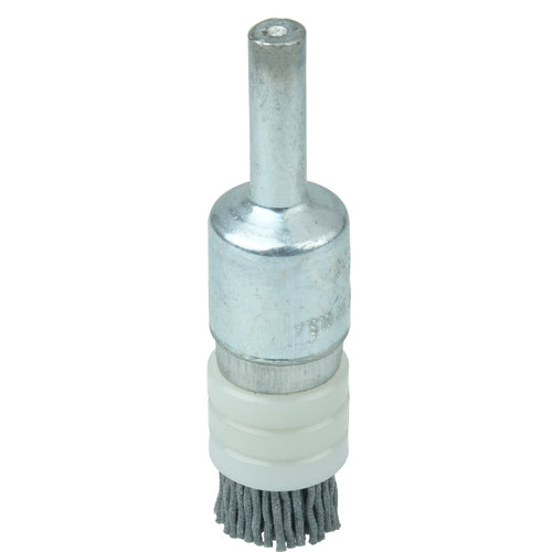 1/2″ Banded Nylox End Brush, .022/320SC Crimped Fill - Exact Tooling