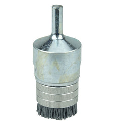 1″ Banded Nylox End Brush, .040/120SC Crimped Fill - Exact Tooling