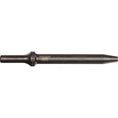 Mayhew - 1/8" Head Width, 6" OAL, Rivet Cutter Chisel - Round Drive, Round Shank, Steel - Exact Tooling