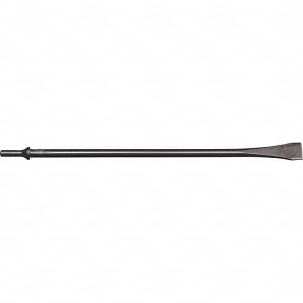 Mayhew - 1-1/8" Head Width, 18" OAL, Scraper Punch - Round Drive, Round Shank, Steel - Exact Tooling