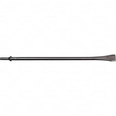 Mayhew - 1-1/8" Head Width, 18" OAL, Scraper Punch - Round Drive, Round Shank, Steel - Exact Tooling